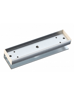 Suporte em U para portas de vidro sem moldura