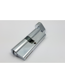 European profile cylinder with inner handle, 75mm