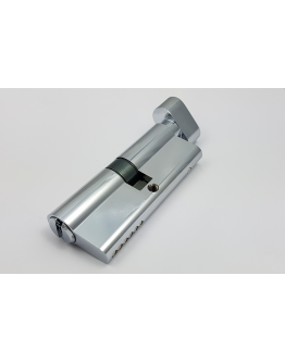 European profile cylinder with inner handle, 75mm