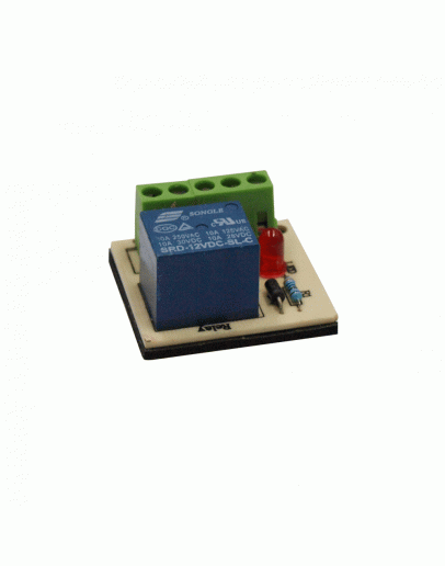 Electronic board with 10A/250VAC and 10A/30VDC relay