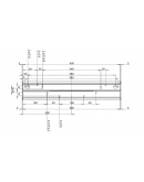 KLAK1-S1 Puxador modular para portas deslizantes