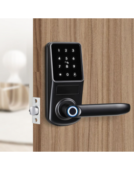 Fechadura Electrónica, Teclado e Cartão, Autónoma ou APP Bluetooth