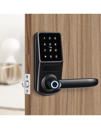Electronic lock, keyboard and card, Bluetooth or Standalone, Stainless