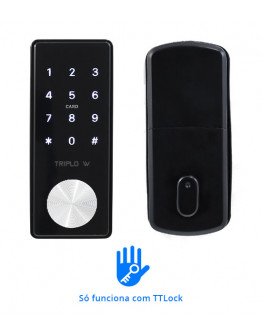 Electronic lock, opening and automatic closing