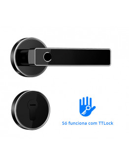 Biometric lock with TTLock App and bluetooth control, black