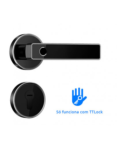 Biometric lock with TTLock App and bluetooth control, black
