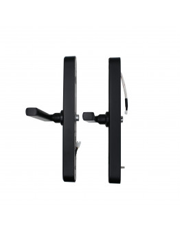 Electronic lock, keyboard/card/app, black
