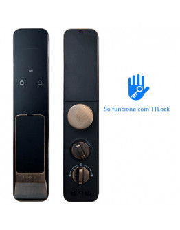 Electronic lock, biometric/keypad/card/app, copper