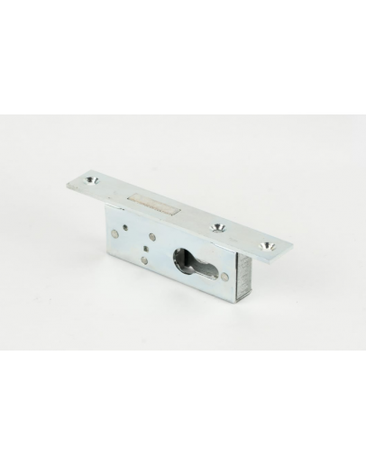 Narrow box mechanical lock for metal doors