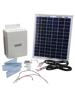 Fonte de alimentação com painel solar