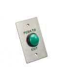 Flush-mounted push button, green, NO/NC