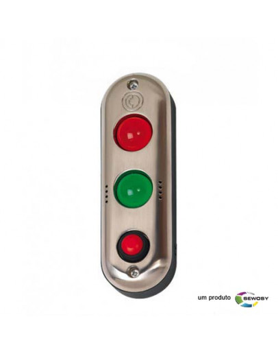Button with LED signal plate 12/24 AC/DC