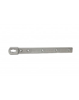 Lower arm for swing doors with rectangular shaft