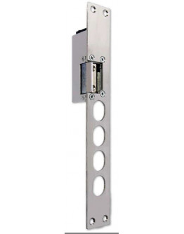 Electric latch armored door, 12V DC, right