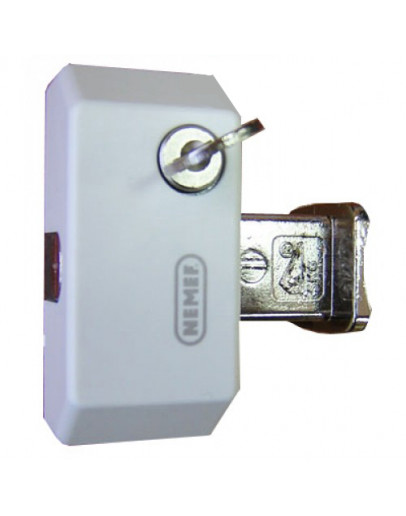 Security Latch for Pivoting Doors and Windows - Grey