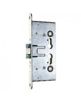 Zinc-plated, fire-rated reversible lock