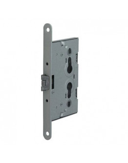 Reversible lock for metal doors