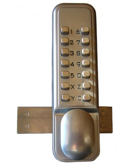 Mechanical code lock with sliding lock