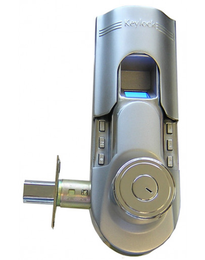 Digital electronic lock, deadbolt - Reversible (Silver)