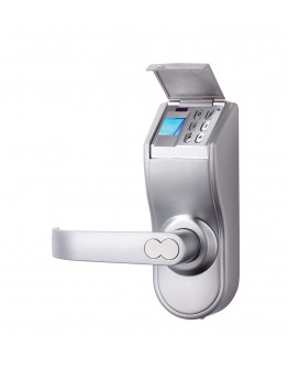 Electronic lock with keypad and fingerprint - Left-handed
