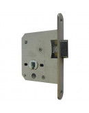 Flush-mounted lock for WC - Left, Lacquered 55mm