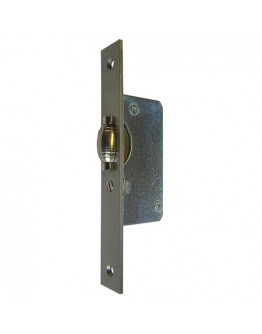 Narrow profile lock with roller, swinging doors - Lacquered