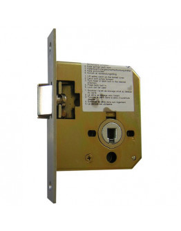 Flush-mounted lock for heavy doors